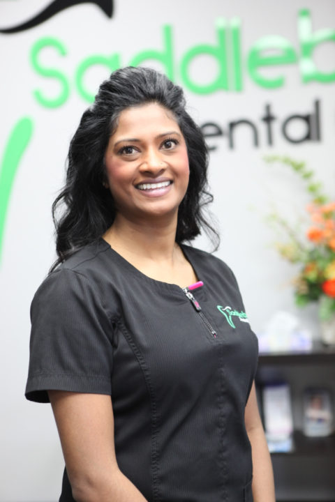 Sabrina, Hygienist at Saddleback Dental Centre in Edmonton, AB
